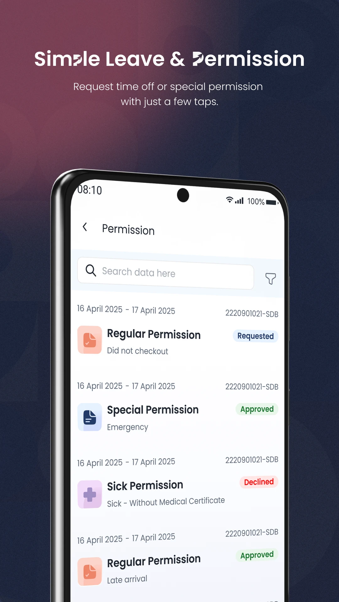 Phinter Mobile screenshot